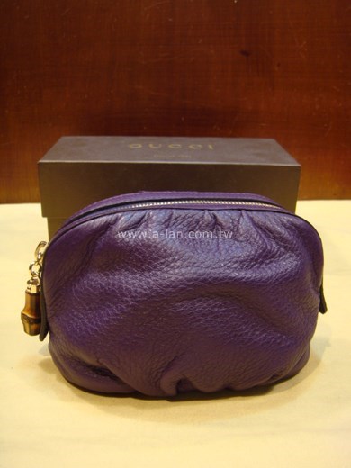 GUCCI 紫皮化妝包-83057208